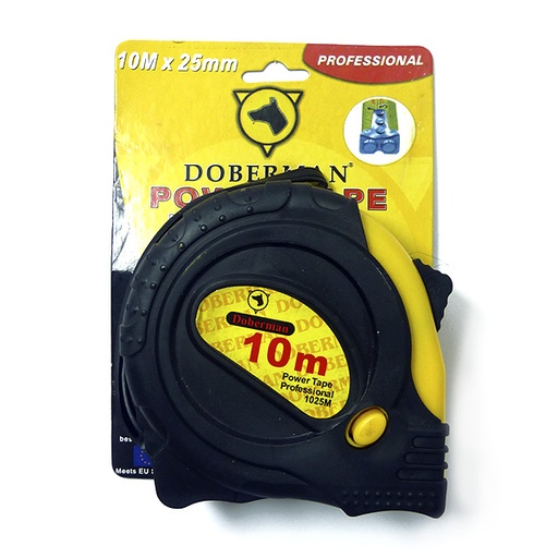 [3087] CINTA METRICA 10MX25MM SMT-1025-95 DOBERMAN