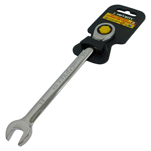 [3436] LLAVE COMBINADA 13MM CON RATCHET FIJO SECURITY