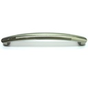 TIRADOR PARA MUEBLES 128MM PLATEADO