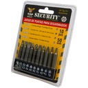 PUNTAS PARA TALADRO 10 PIEZAS SECURITY
