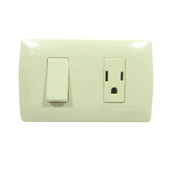 [3842] APAGADOR COM TOMA BEIGE SECURITY A136-138A-07