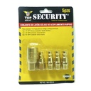 JUEGO DE ACOPLE 5PCS SECURITY MA-02313