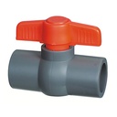 VALVULA 1 1/2" DE PVC CON ROSCA KD-132T-1-1/2