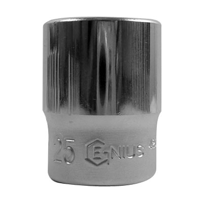 [5274] DADO 1/2" X 25MM 6 PUNTAS GENIUS