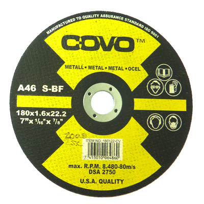 [5674] DISCO PARA CORTE 7" DE  METAL  COVO