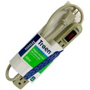 REGLETA ELECTRICA 6 TOMAS 60CM TROEN