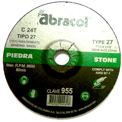 [5755] DISCO DE DESBASTE 7" ABRACOL