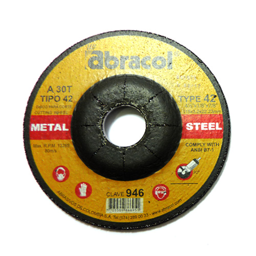 [5777] DISCO 4 1/2" CORTE EN ME TAL ABRACOL