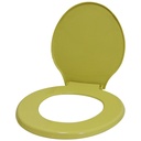 ASIENTO PARA INODORO AMARILLO REDONDO RESIMOL