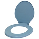 ASIENTO PARA INODORO AZUL REDONDO RESIMOL