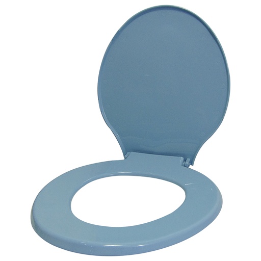 [5930] ASIENTO PARA INODORO AZUL REDONDO RESIMOL