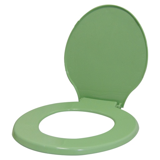 [5935] ASIENTO PARA INODORO VERDE MANZANA REDONDO RESIMOL