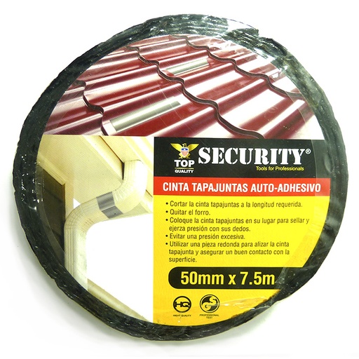 [6355] CINTA TAPAJUNTAS AUTO ADHESIVO SECURITY