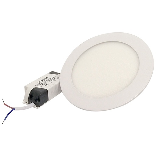[6376] LAMPARA LED PARA EMPOTRAR REDONDA 9W 6" VOLTAGE