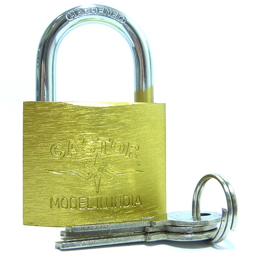 [6422] CANDADO 50MM HIERRO CASTOR