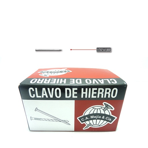 [6477] CLAVO DE HIERRO SIN CABEZA 1" 1/4 X 1,83MM (50X500GR) MEJIA