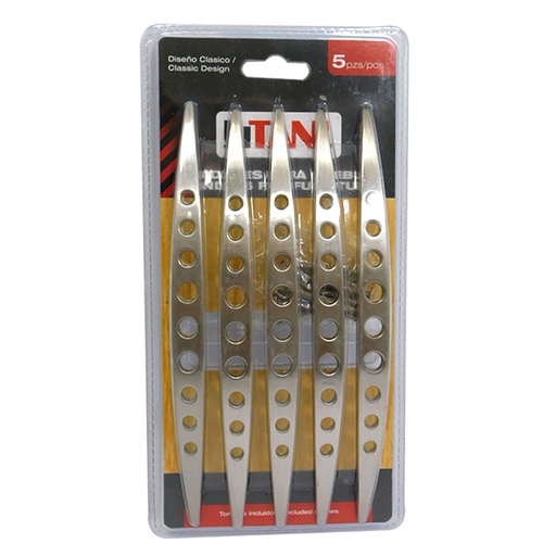 [6484] JUEGO DE TIRADORES 5PZAS 160MM LITANI