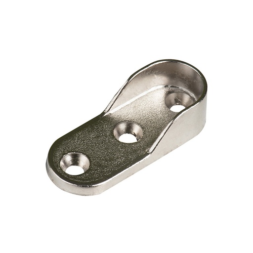 [6515] SOPORTE OVAL SOLIDO CROMADO14MM X 30MM (F) TAURO