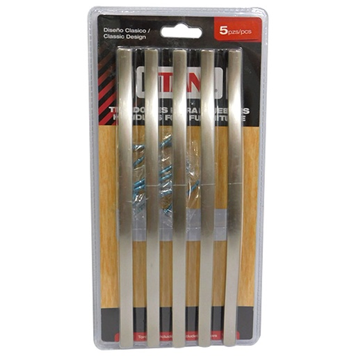 [6551] JUEGO DE TIRADORES 5PZAS 224MM LITANI