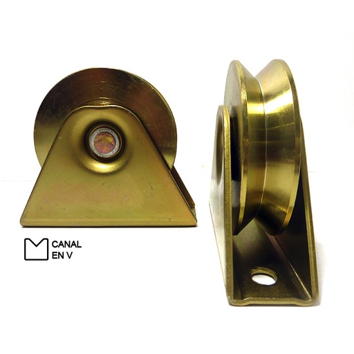 [6569] RUEDA O ROLDANA PARA PORTON 80MM - 3"