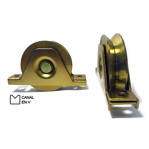 [6572] RUEDA O ROLDANA PARA PORTON 80MM - 3"