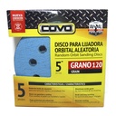 DISCO PARA LIJADORA ORBITAL ALEATORIO 5"  COVO (G120)