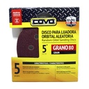 DISCO PARA LIJADORA ORBITAL ALEATORIA 5" COVO (G80) ROJA
