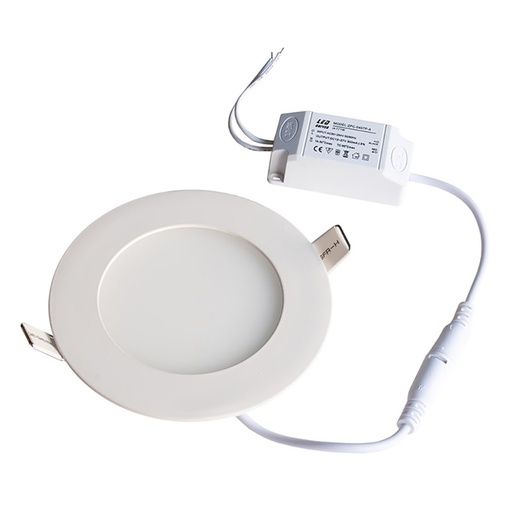 [6605] LAMPARA LED PARA EMPOTRAR REDONDA 3W 3.5" 6000K LUZ BLANCA ANGEL LIGHT