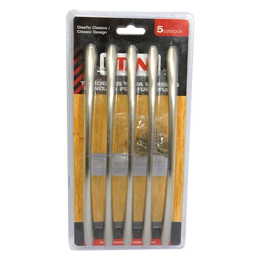 [6737] JUEGO DE TIRADORES 5PZAS 192MM LITANI