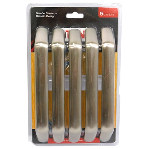 [6743] JUEGO DE TIRADORES 5PZAS 192MM LITANI