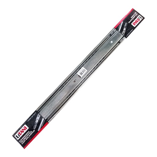 [6785] CORREDERA TELESCOPICA DE 4.5CMX45CM (18") CON FRENO LITANI