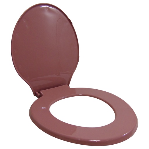 [6790] ASIENTO PARA INODORO ROSADO INTENSO REDONDO RESIMOL