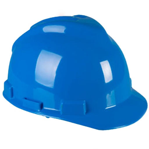 [6794] CASCO MODELO NORM AZUL CON COVENIN ISO Y SENCAMER