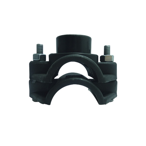 [6833] ABRAZADERA SENC 40MM 1 1/4" SALIDA 1/2" PARA RIEGO