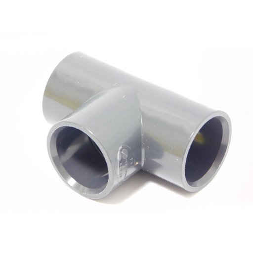 [7119] TEE PVC PRES 1" CXCXC TUBRICA