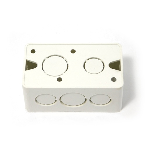 [7133] CAJETIN ELECTRICO RECTANGULAR PVC CONDUIT 4 X 2 TUBRICA