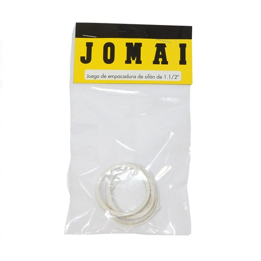 [7203] JUEGO DE EMPACADURAS SIFON DE 1 1/2" JOMAI