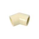 CODO 45GR CPVC PRES CTS 1/2" CXC TUBRICA AGUA CALIENTE