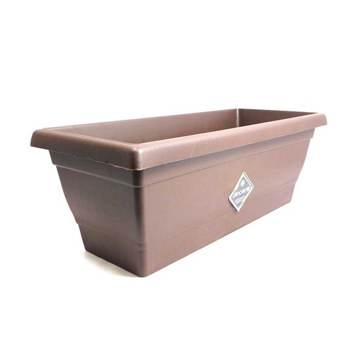 [7308] MATERO PP RECT CLÁSICO D-52 MARRÓN DECORA