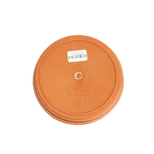 [7309] PLATO MATERO PP CLÁSICO D-20 TERRACOTA DECORA