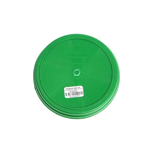 [7310] PLATO MATERO PP CLÁSICO D-20 VERDE DECORA