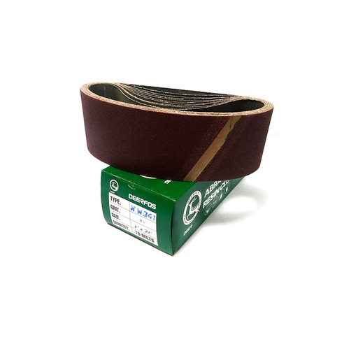 [7380] BANDA DE LIJA 3" X 21" GRANO 80 DEERFOS