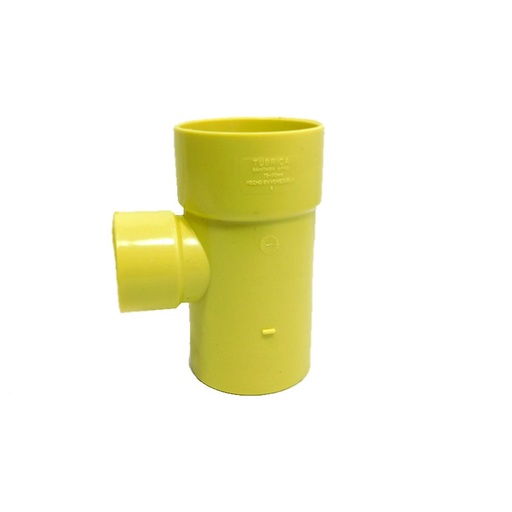 [7408] TEE REDU PVC SANIT 75 X 50MM EXCXC TUBRICA