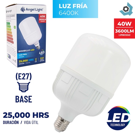 [7455] BOMBILLO LED 40W ANGEL LIGHT