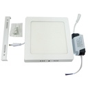 LAMPARA LED SUPERFICIAL CUADRADA 12W 6.5" LUZ FRIA ANGEL LIGHT