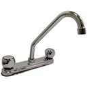 GRIFERIA PARA FREGADERO 8" DOBLE TEMPERATURA GRIVEN