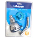 REGADERA PARA BANO 3" CON EXTENSION GRIVEN