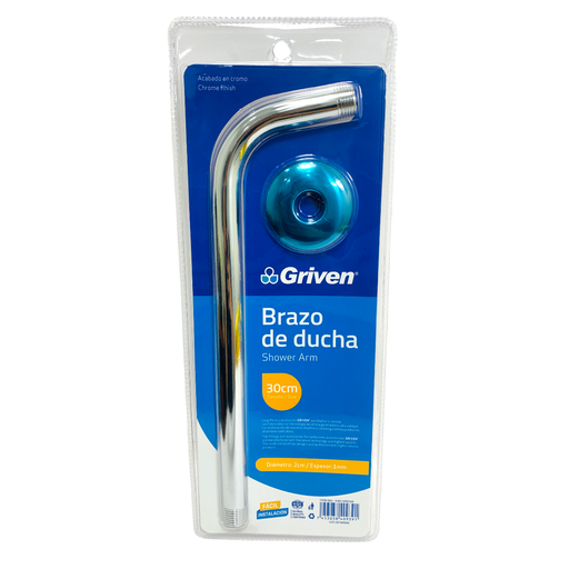[7486] BRAZO PARA DUCHA 30CM GRIVEN