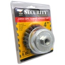 DISCO CEPILLO DE COPA DE ALAMBRE 4" SECURITY