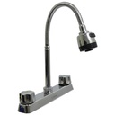 GRIFERIA PARA FREGADERO 8" CUELLO FLEXIBLE GRIVEN